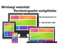 Honlap készítés - rendszergazdai szolgáltatás
