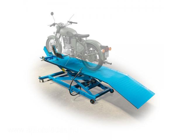 Motorkerékpár emelő, pneumatikus-hidraulikus, 450kg Lincos TL1700-4A