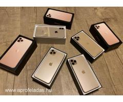 Apple iPhone 11 Pro 64GB költség €400,iPhone 11 Pro Max 64GB költség €430,iPhone 11 64GB - €350