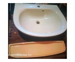 Eladó 1db mosdó +polc